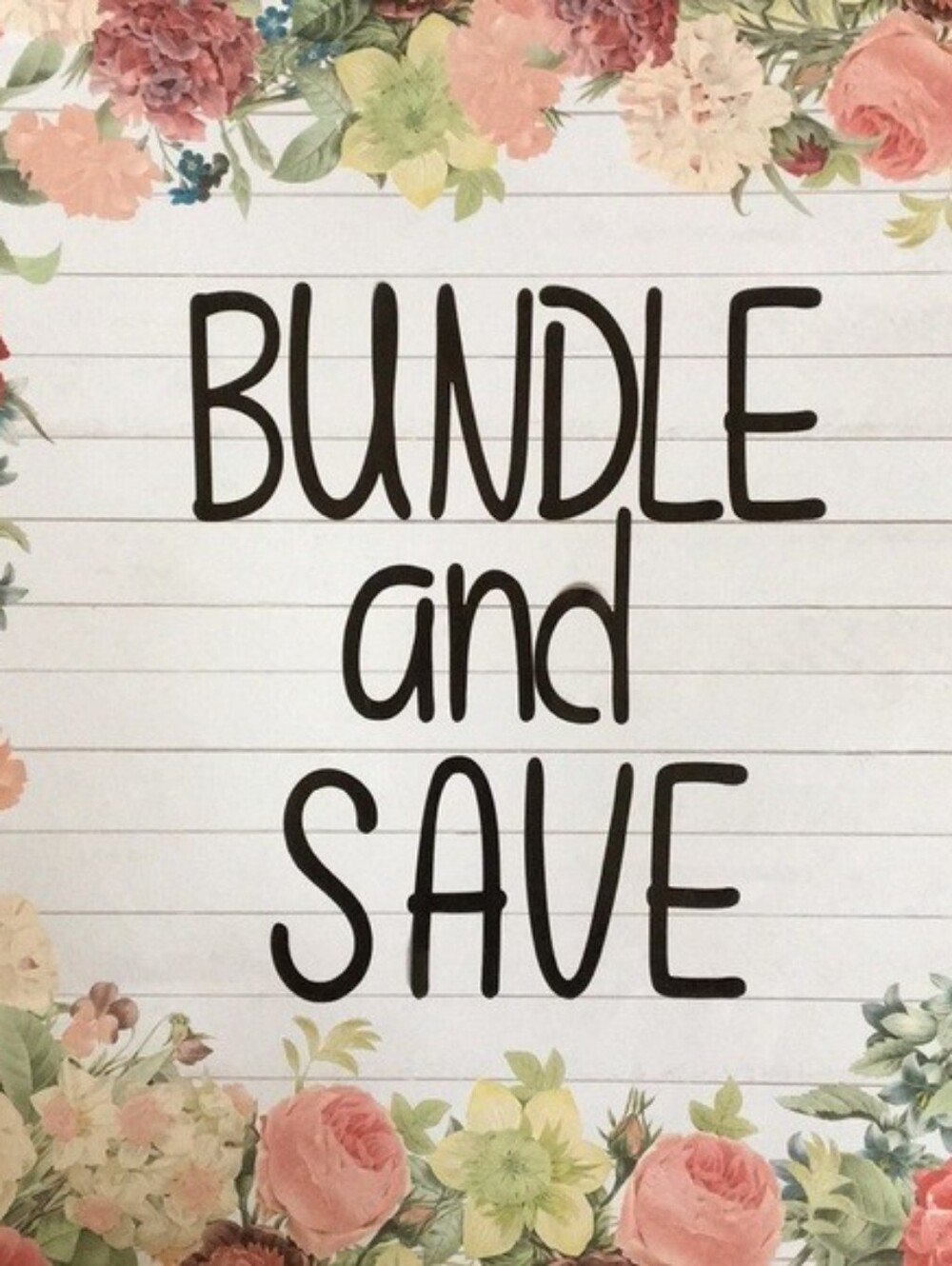 !Create a Bundle and Save!